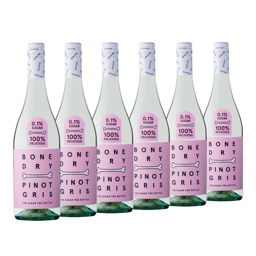 Bone Dry Pinot Gris - 6-Pack