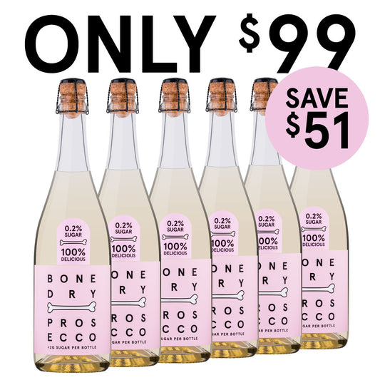 Bone Dry Prosecco - $99 6-Pack