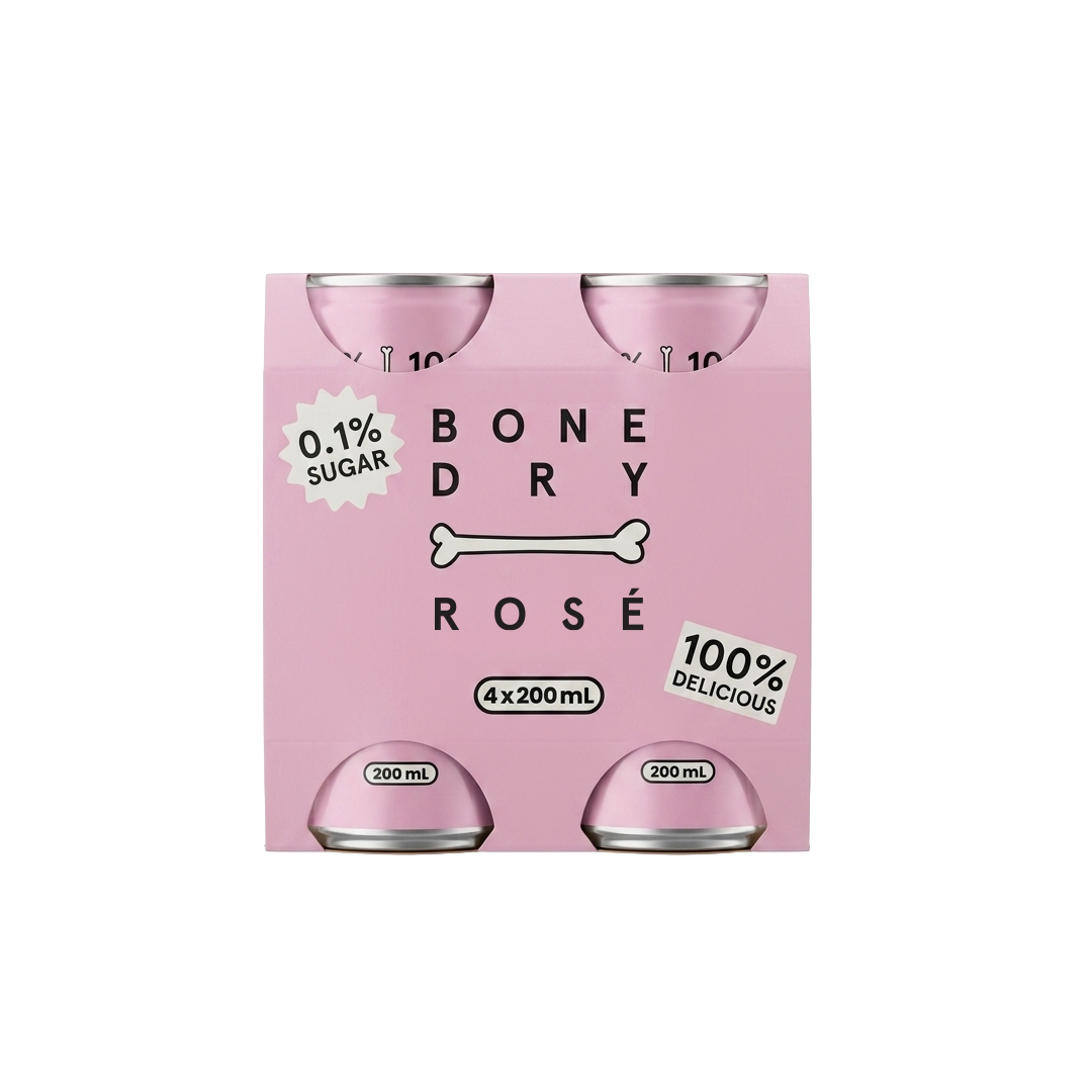 Bone Dry Rosé Cans - 4-Pack